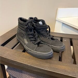 Black High-Top vans woman Shoes